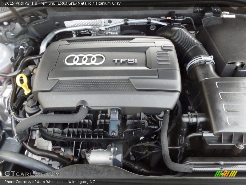 Lotus Gray Metallic / Titanium Gray 2015 Audi A3 1.8 Premium