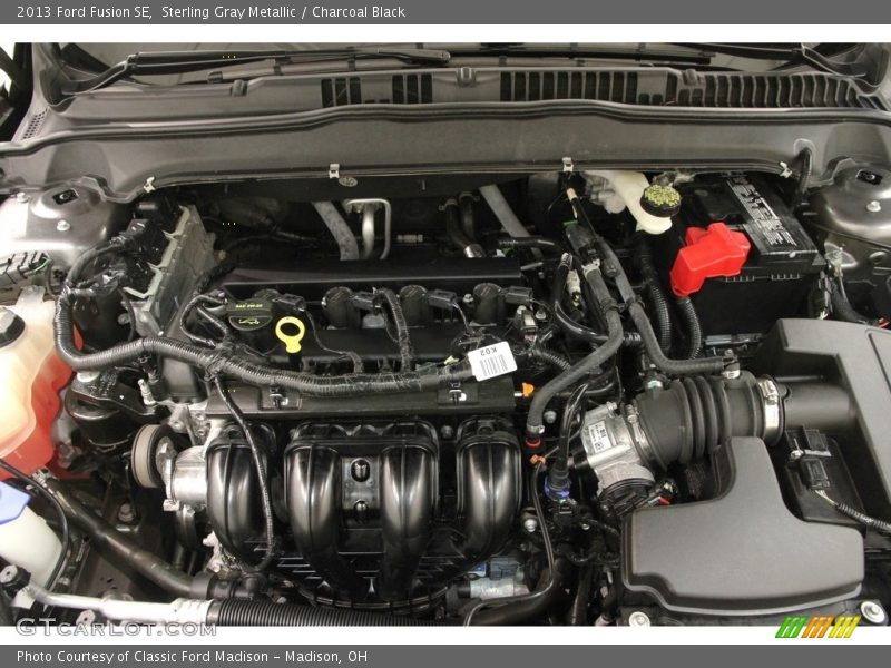 Sterling Gray Metallic / Charcoal Black 2013 Ford Fusion SE