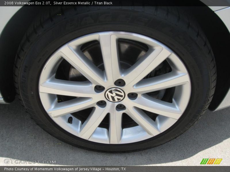 Silver Essence Metallic / Titan Black 2008 Volkswagen Eos 2.0T