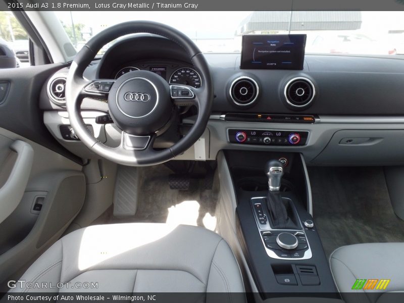 Lotus Gray Metallic / Titanium Gray 2015 Audi A3 1.8 Premium
