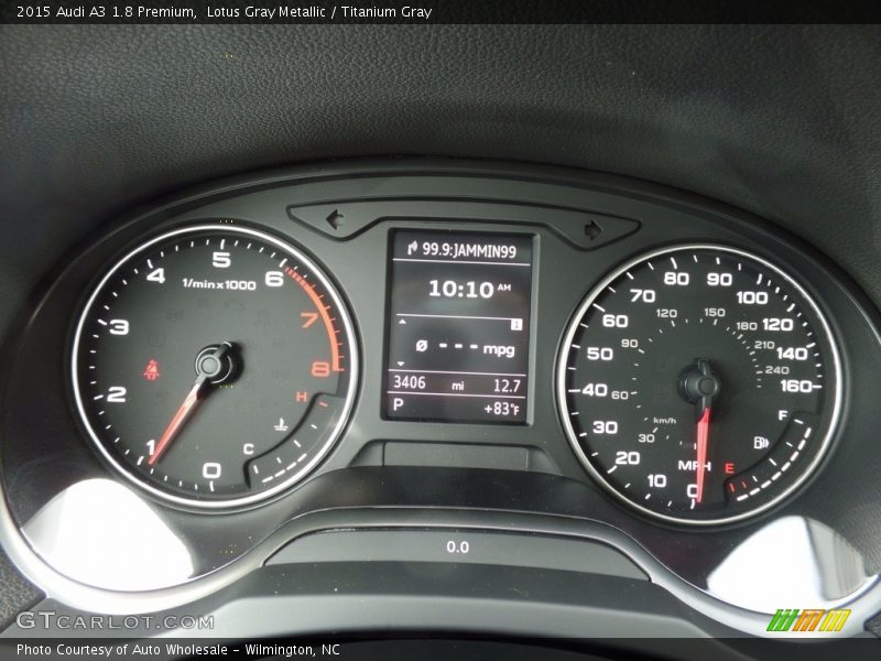 Lotus Gray Metallic / Titanium Gray 2015 Audi A3 1.8 Premium