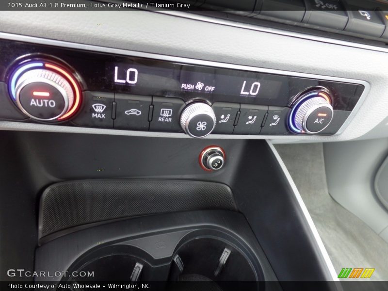 Lotus Gray Metallic / Titanium Gray 2015 Audi A3 1.8 Premium