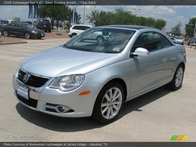 Silver Essence Metallic / Titan Black 2008 Volkswagen Eos 2.0T
