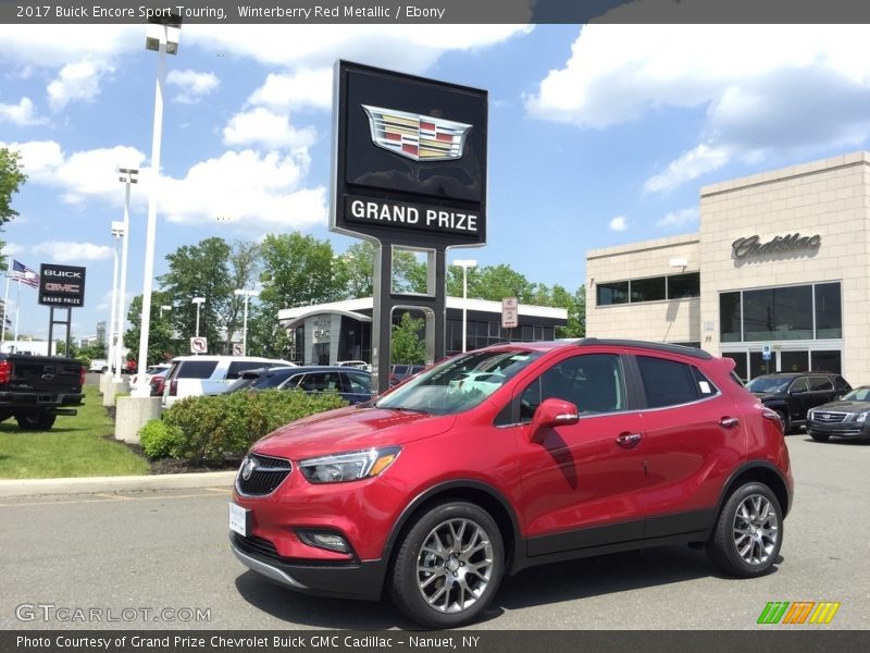 Winterberry Red Metallic / Ebony 2017 Buick Encore Sport Touring
