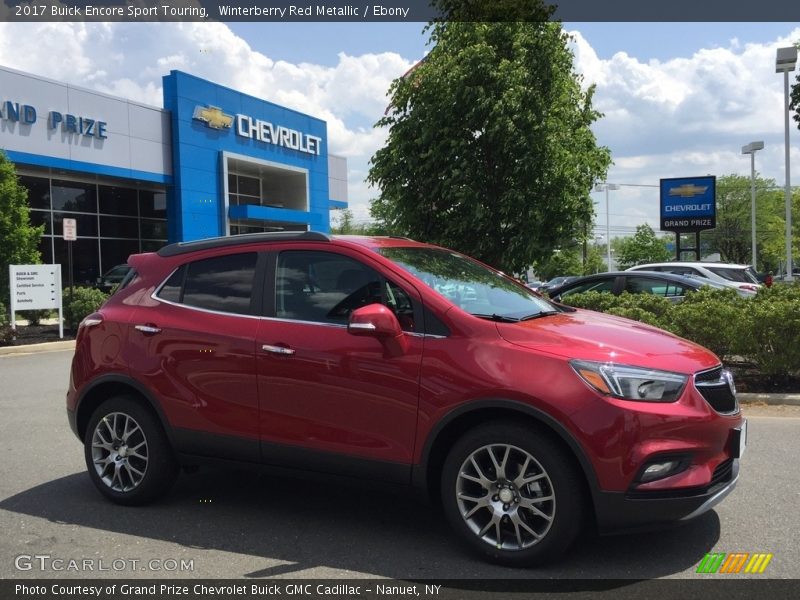 Winterberry Red Metallic / Ebony 2017 Buick Encore Sport Touring