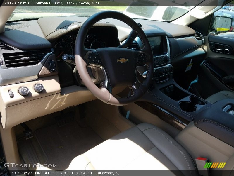 Black / Cocoa/Dune 2017 Chevrolet Suburban LT 4WD