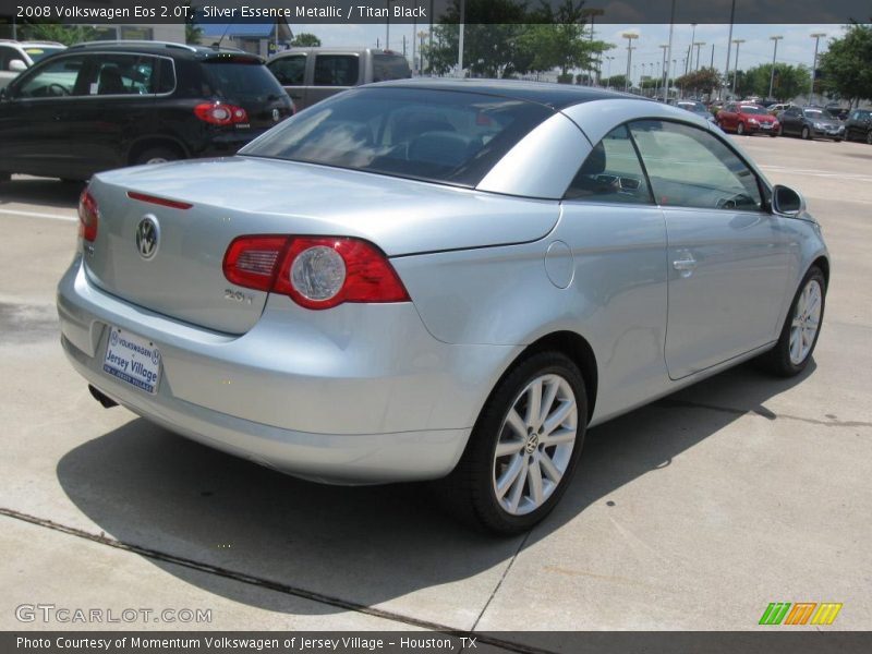 Silver Essence Metallic / Titan Black 2008 Volkswagen Eos 2.0T