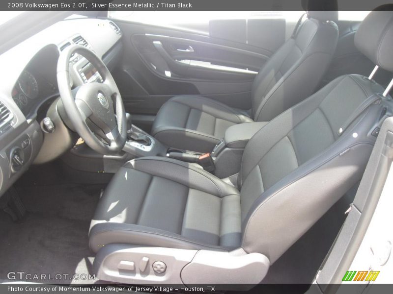 Silver Essence Metallic / Titan Black 2008 Volkswagen Eos 2.0T