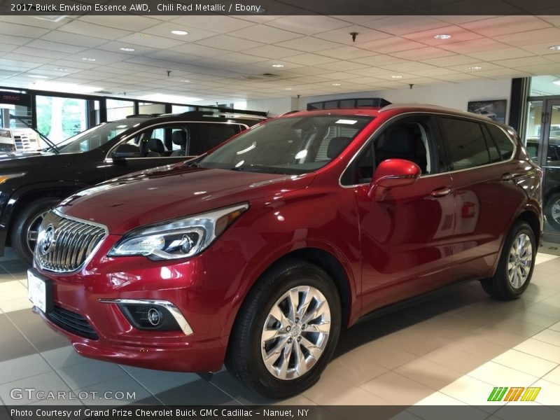 Chili Red Metallic / Ebony 2017 Buick Envision Essence AWD