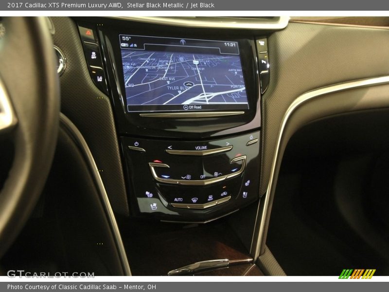 Stellar Black Metallic / Jet Black 2017 Cadillac XTS Premium Luxury AWD