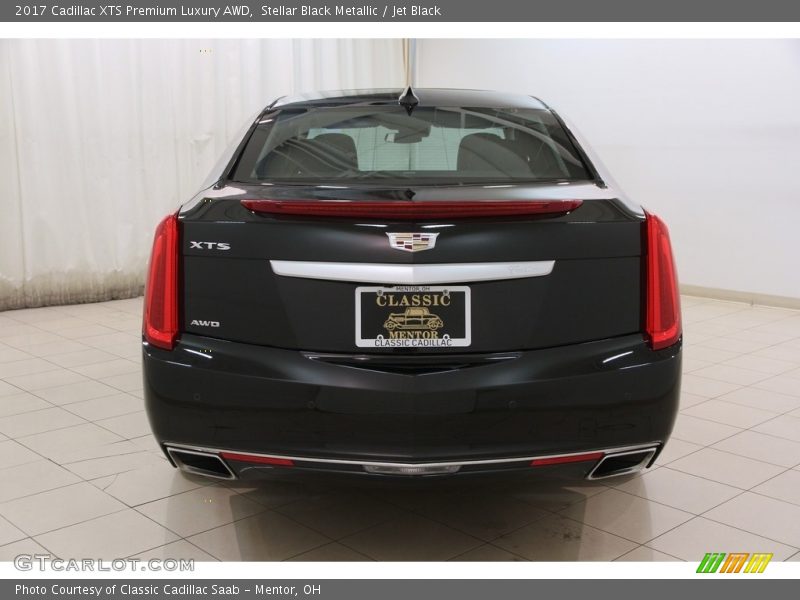 Stellar Black Metallic / Jet Black 2017 Cadillac XTS Premium Luxury AWD