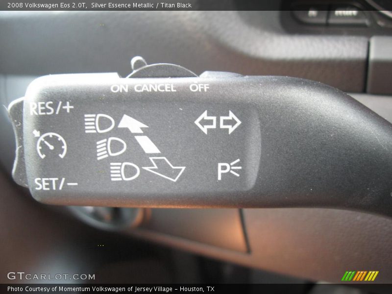 Silver Essence Metallic / Titan Black 2008 Volkswagen Eos 2.0T