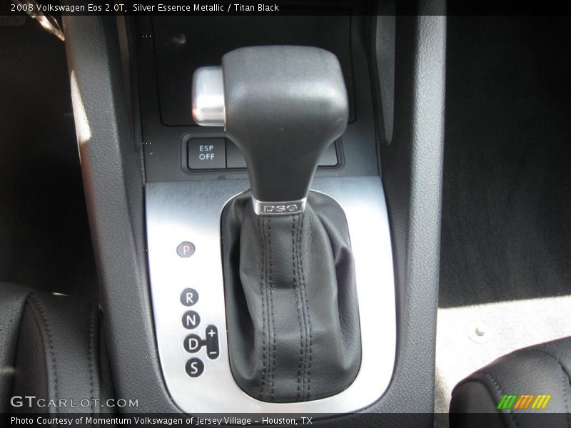 Silver Essence Metallic / Titan Black 2008 Volkswagen Eos 2.0T