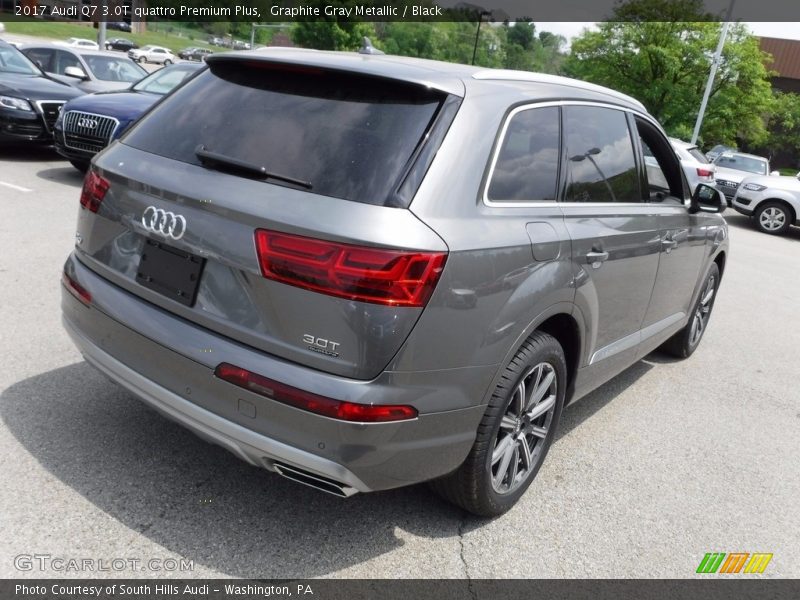 Graphite Gray Metallic / Black 2017 Audi Q7 3.0T quattro Premium Plus