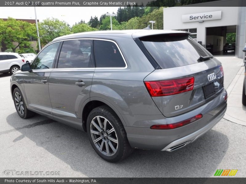 Graphite Gray Metallic / Black 2017 Audi Q7 3.0T quattro Premium Plus
