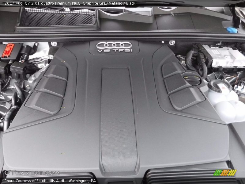 Graphite Gray Metallic / Black 2017 Audi Q7 3.0T quattro Premium Plus