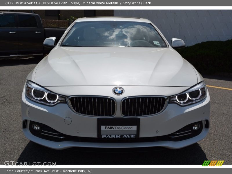 Mineral White Metallic / Ivory White/Black 2017 BMW 4 Series 430i xDrive Gran Coupe