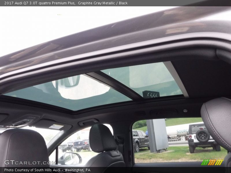 Graphite Gray Metallic / Black 2017 Audi Q7 3.0T quattro Premium Plus