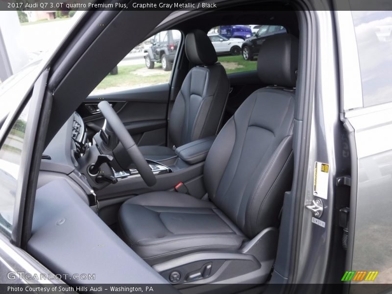 Graphite Gray Metallic / Black 2017 Audi Q7 3.0T quattro Premium Plus
