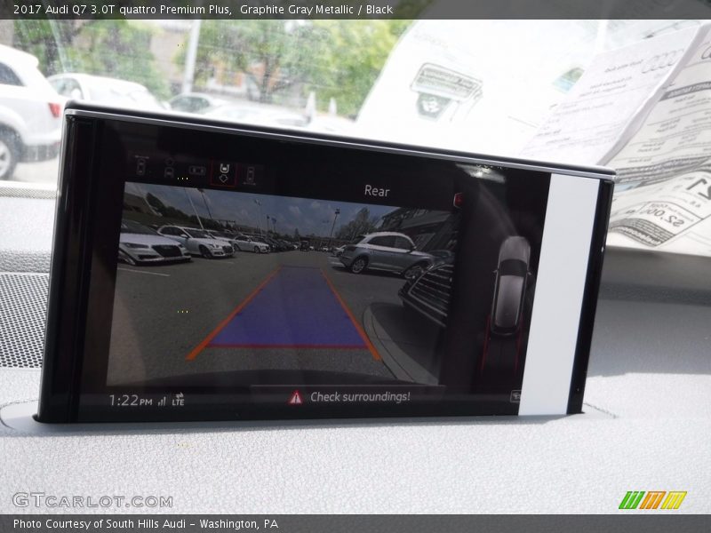 Graphite Gray Metallic / Black 2017 Audi Q7 3.0T quattro Premium Plus