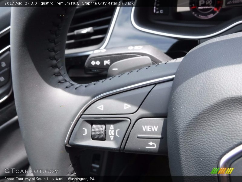 Graphite Gray Metallic / Black 2017 Audi Q7 3.0T quattro Premium Plus
