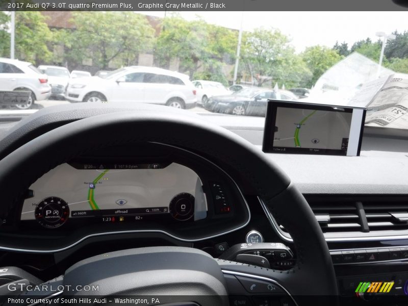 Graphite Gray Metallic / Black 2017 Audi Q7 3.0T quattro Premium Plus