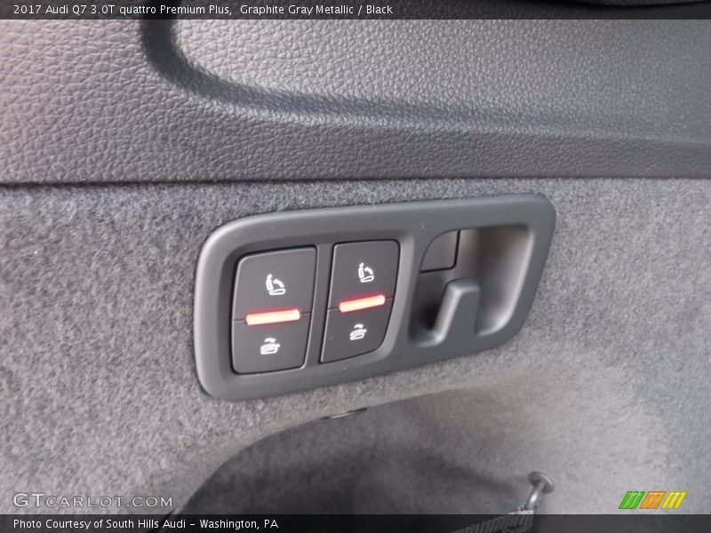 Graphite Gray Metallic / Black 2017 Audi Q7 3.0T quattro Premium Plus