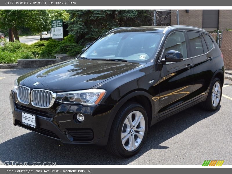 Jet Black / Black 2017 BMW X3 xDrive35i