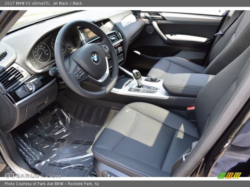 Jet Black / Black 2017 BMW X3 xDrive35i