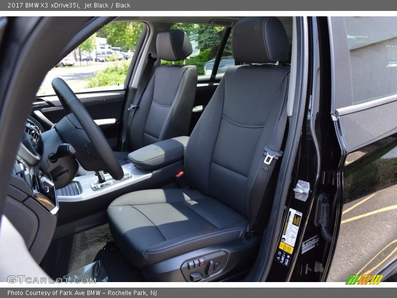 Jet Black / Black 2017 BMW X3 xDrive35i