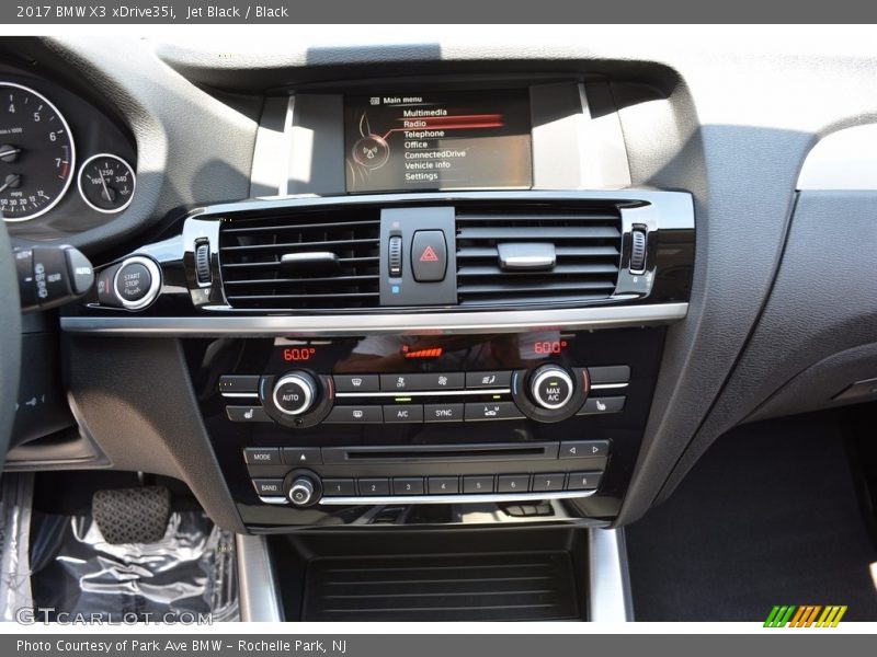 Jet Black / Black 2017 BMW X3 xDrive35i