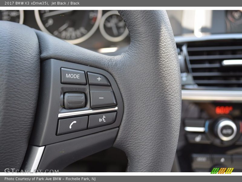 Jet Black / Black 2017 BMW X3 xDrive35i