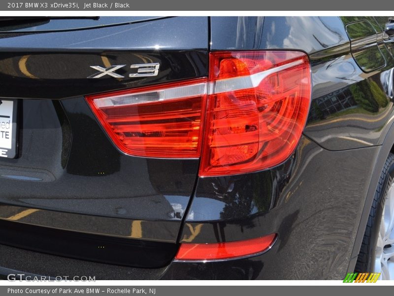 Jet Black / Black 2017 BMW X3 xDrive35i