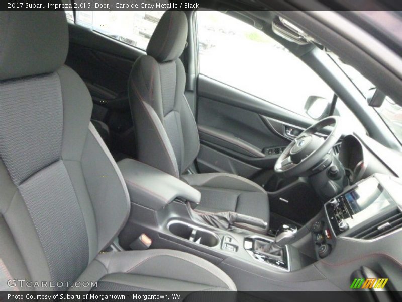 Carbide Gray Metallic / Black 2017 Subaru Impreza 2.0i 5-Door