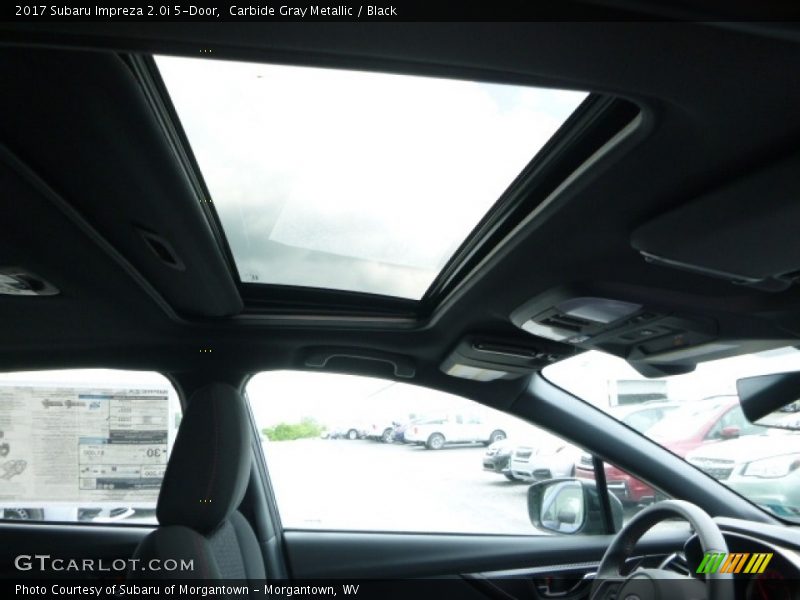 Carbide Gray Metallic / Black 2017 Subaru Impreza 2.0i 5-Door