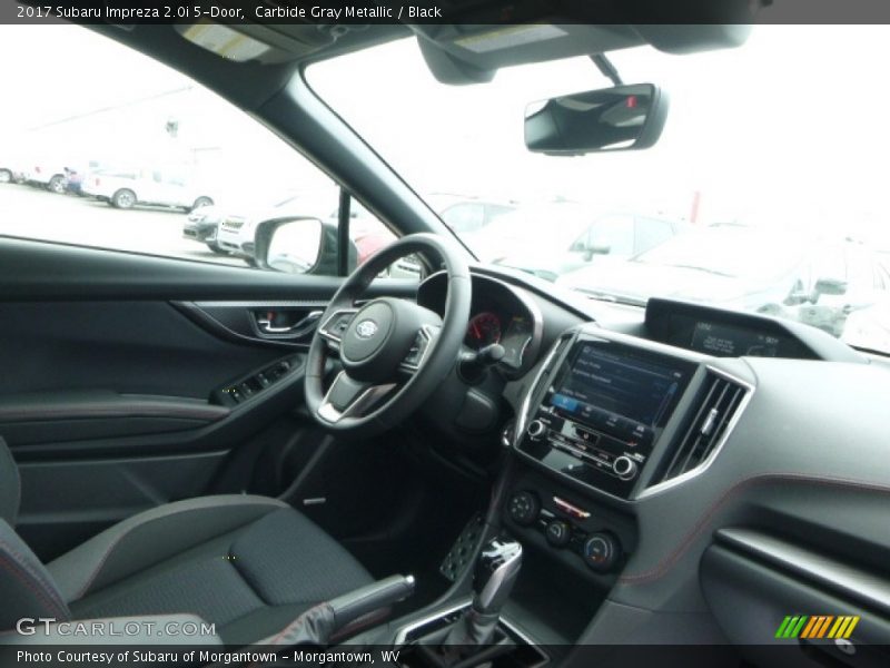 Carbide Gray Metallic / Black 2017 Subaru Impreza 2.0i 5-Door