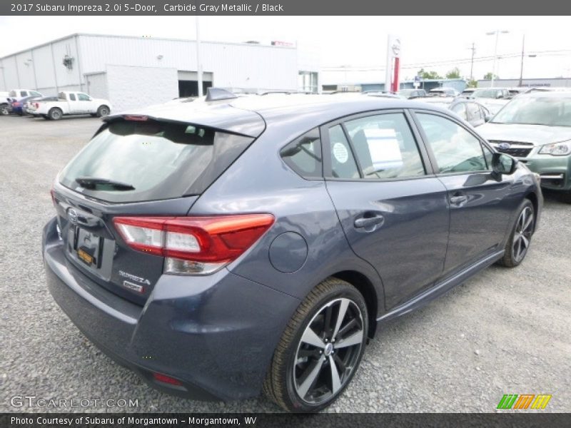 Carbide Gray Metallic / Black 2017 Subaru Impreza 2.0i 5-Door