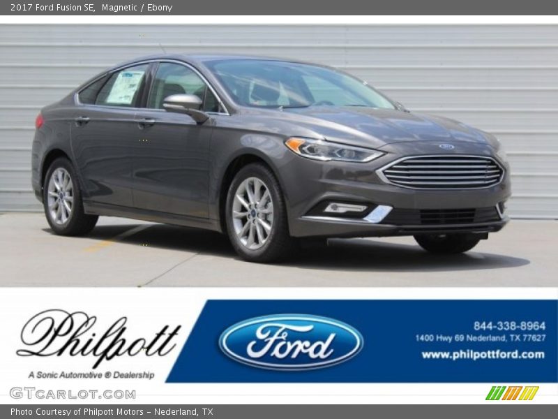 Magnetic / Ebony 2017 Ford Fusion SE