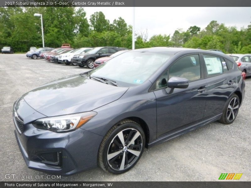 Carbide Gray Metallic / Black 2017 Subaru Impreza 2.0i 5-Door