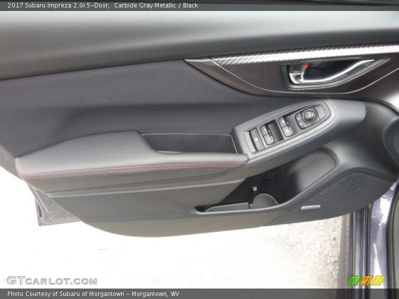 Carbide Gray Metallic / Black 2017 Subaru Impreza 2.0i 5-Door