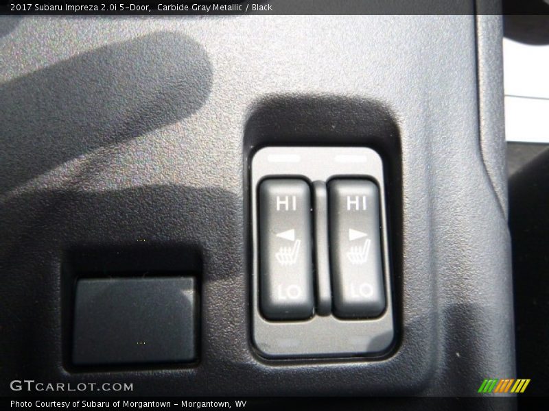 Carbide Gray Metallic / Black 2017 Subaru Impreza 2.0i 5-Door