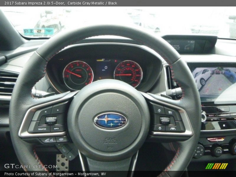 Carbide Gray Metallic / Black 2017 Subaru Impreza 2.0i 5-Door
