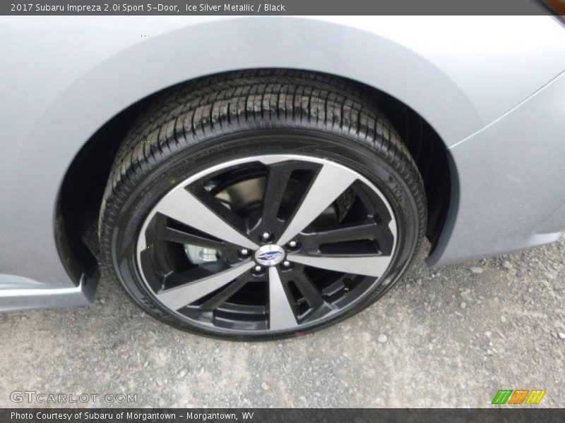 Ice Silver Metallic / Black 2017 Subaru Impreza 2.0i Sport 5-Door