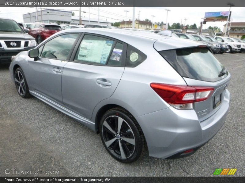 Ice Silver Metallic / Black 2017 Subaru Impreza 2.0i Sport 5-Door