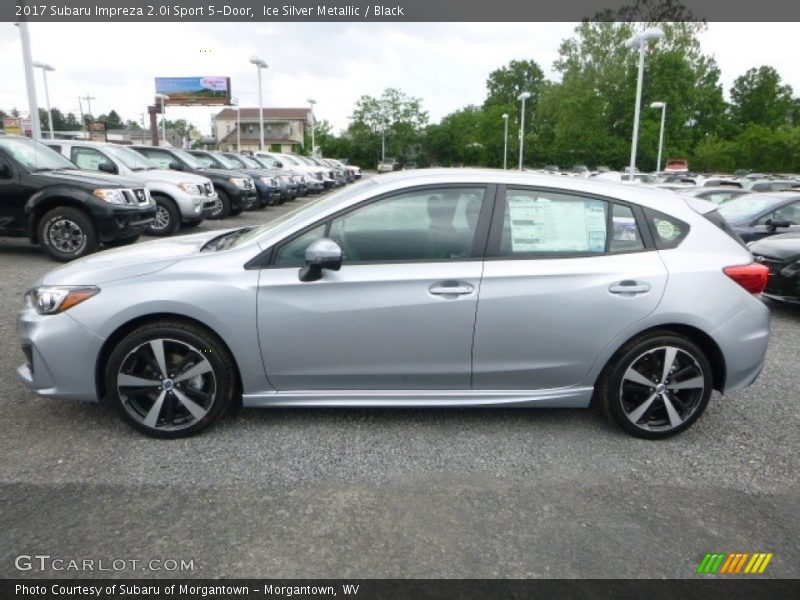 Ice Silver Metallic / Black 2017 Subaru Impreza 2.0i Sport 5-Door