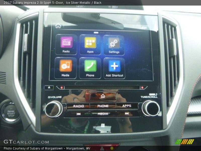 Ice Silver Metallic / Black 2017 Subaru Impreza 2.0i Sport 5-Door