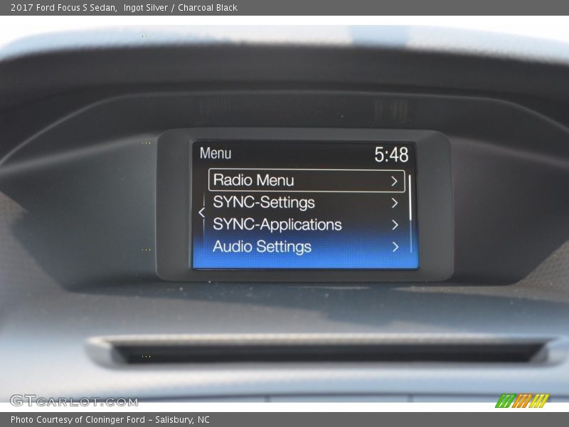 Ingot Silver / Charcoal Black 2017 Ford Focus S Sedan