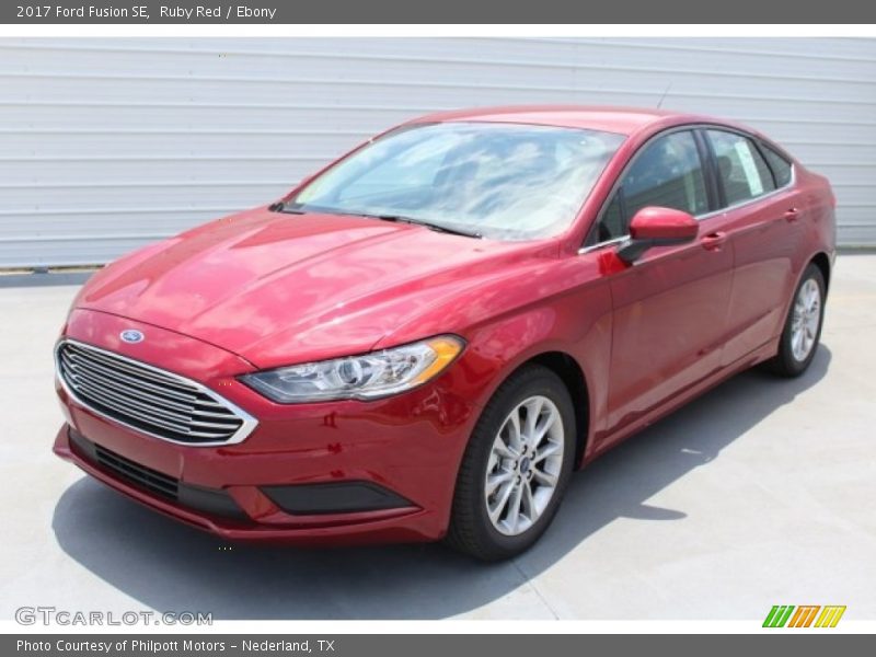 Ruby Red / Ebony 2017 Ford Fusion SE