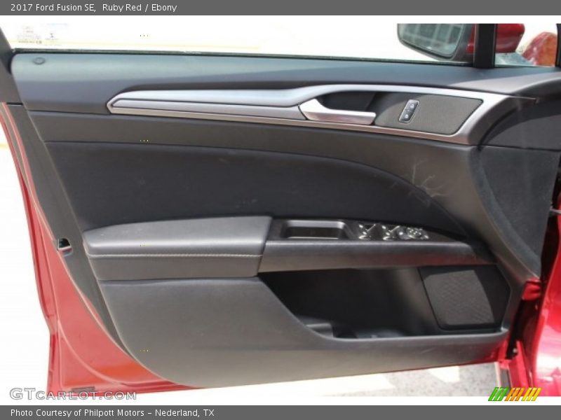 Ruby Red / Ebony 2017 Ford Fusion SE