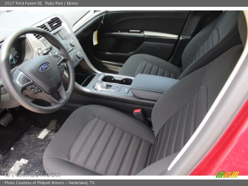 Ruby Red / Ebony 2017 Ford Fusion SE